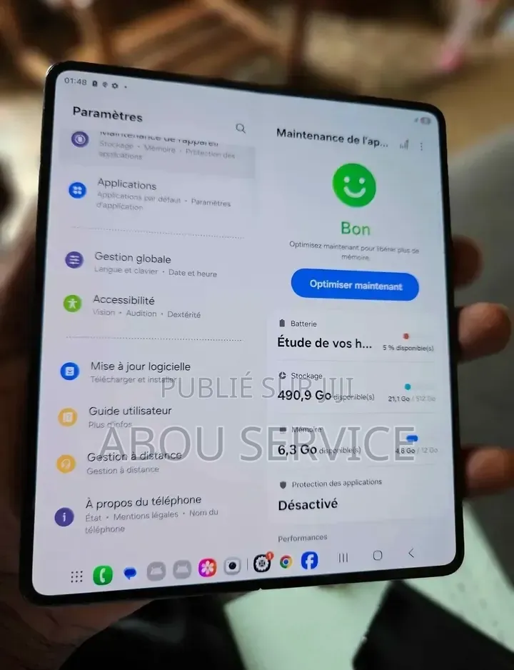 Nouveau Samsung Galaxy Z Fold 5 512 GB Autre