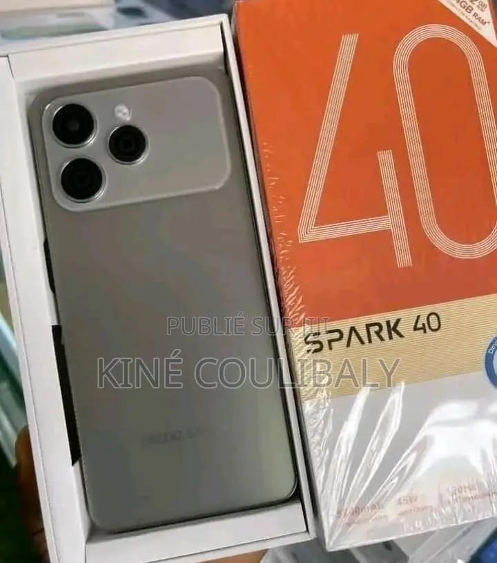Nouveau Tecno Spark 40 256 GB Blanc