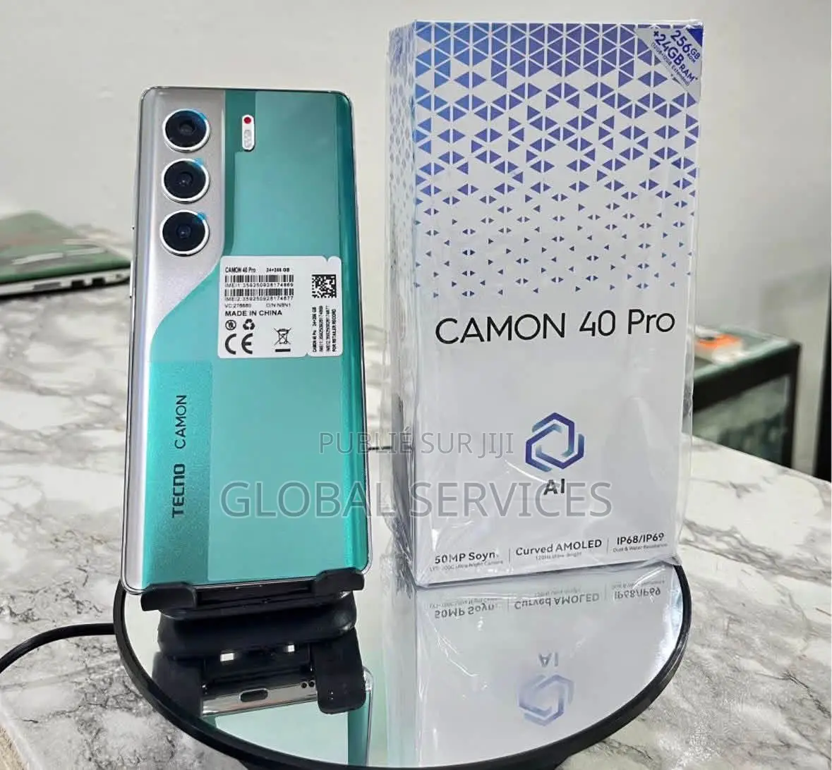 Nouveau Tecno Camon 40 Pro 5G 256 GB Bleu