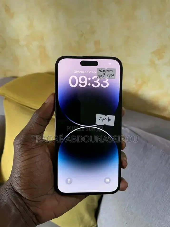 Nouveau Apple iPhone 14 Pro 256 GB Noir