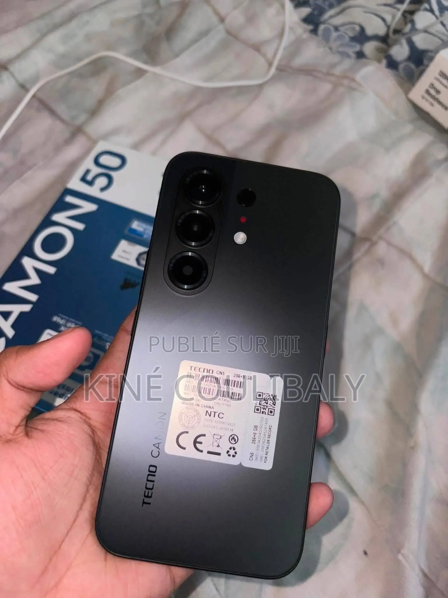 Nouveau Tecno Camon 50 Pro 256 GB Noir