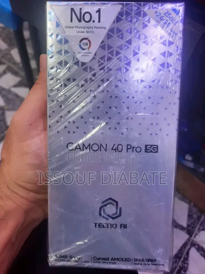 Nouveau Tecno Camon 40 Pro 5G 256 GB Autre