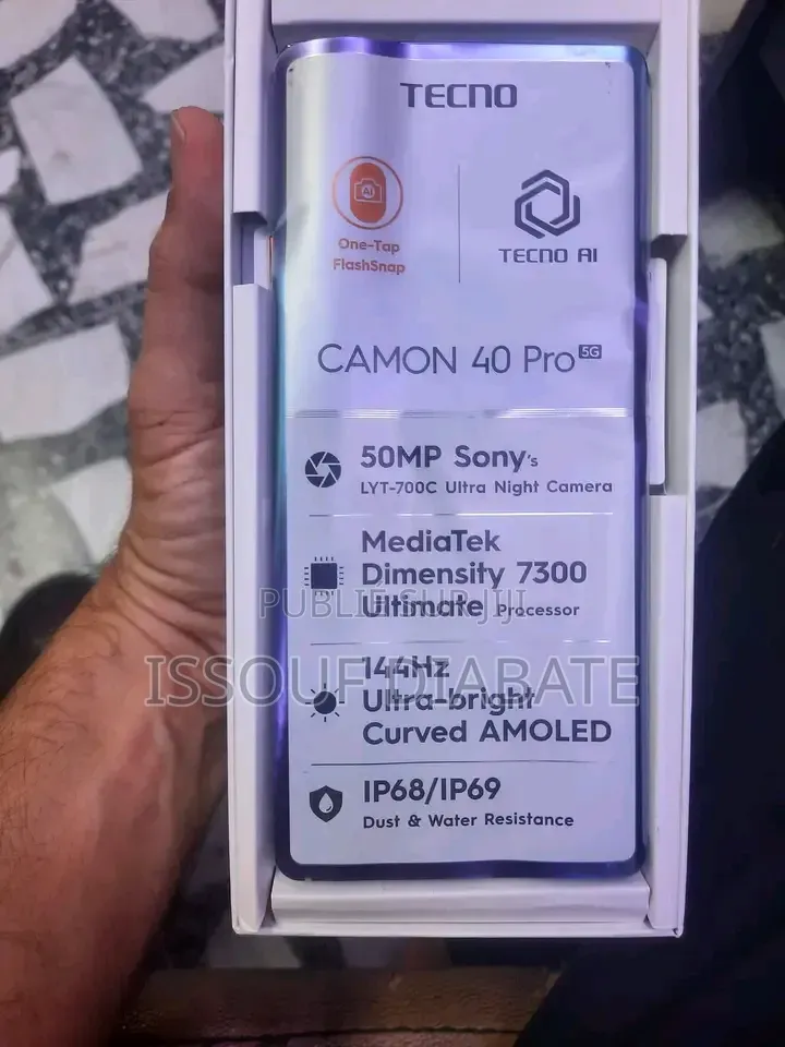 Nouveau Tecno Camon 40 Pro 5G 256 GB Autre