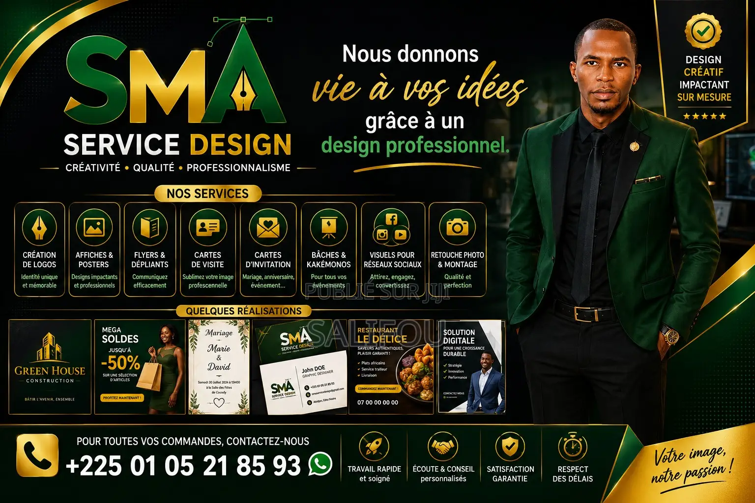 SMA Service Design – Cartes Faire-Part Personnalisés