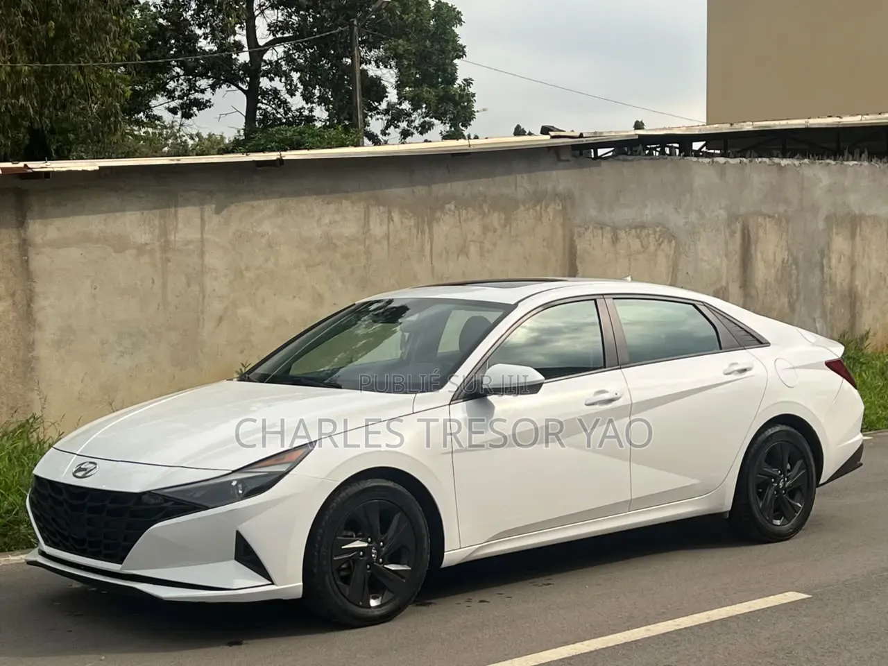 Hyundai Elantra Limited 2021 Blanc