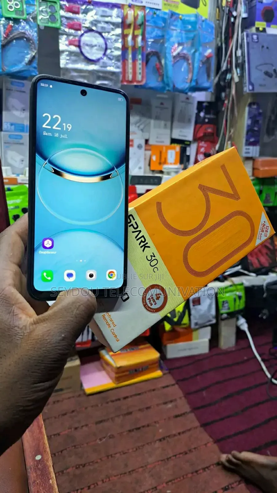 Nouveau Tecno Spark 30C 128 GB Noir
