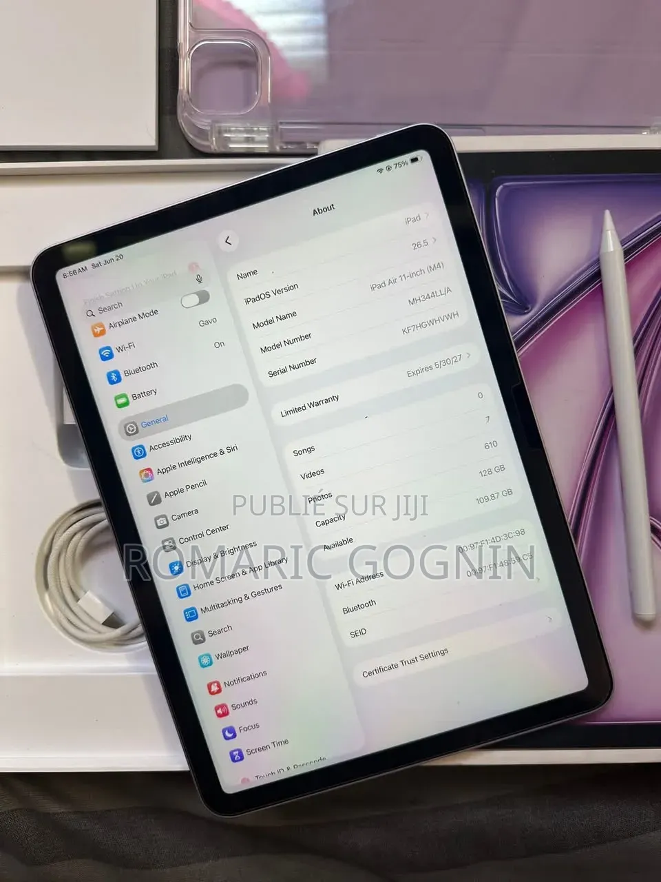 Nouveau Apple iPad Air 11 (2024) 128 GB Autre