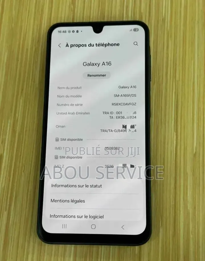 Nouveau Samsung Galaxy A16 5G 256 GB Autre
