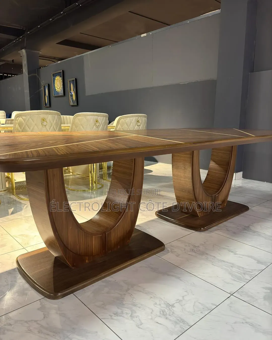 Table À Manger en Bois Massif 