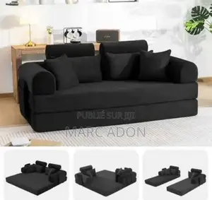 Canapé Convertible Pliable 2 Places – Se Transforme en Lit