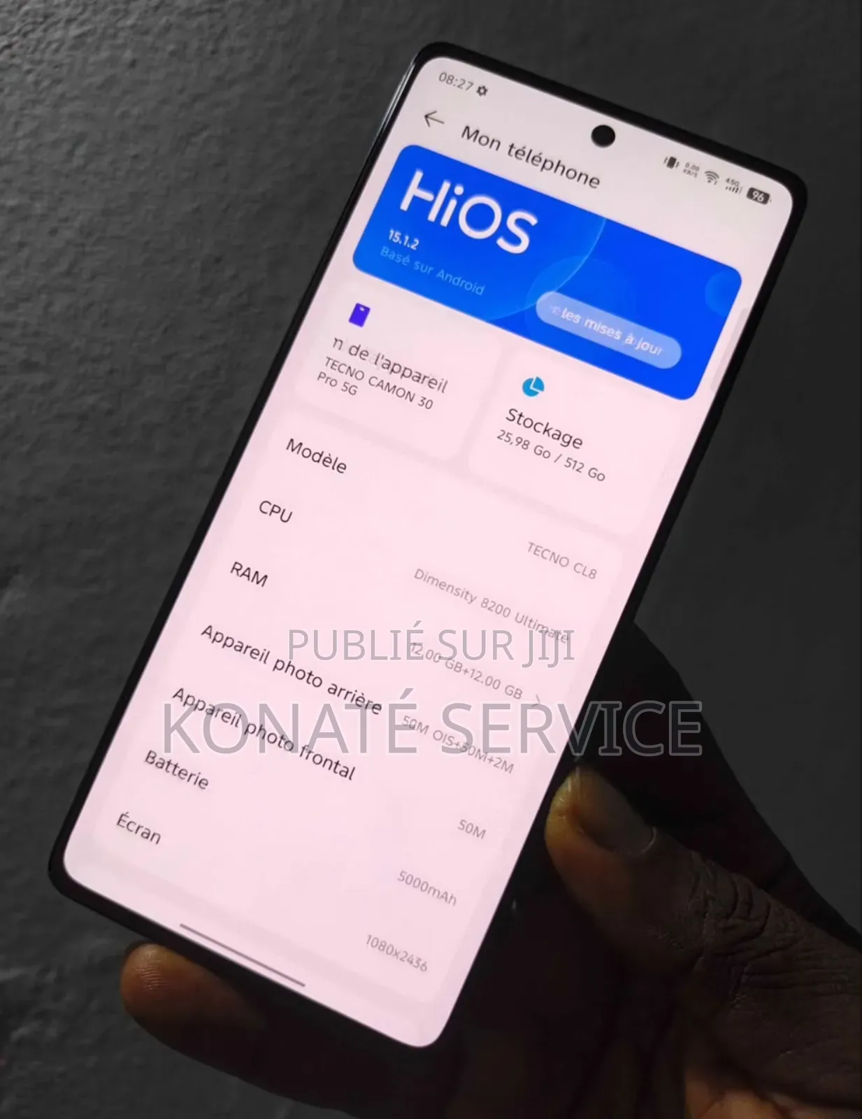 Nouveau Tecno Camon 30 Pro 5G 512 GB Autre