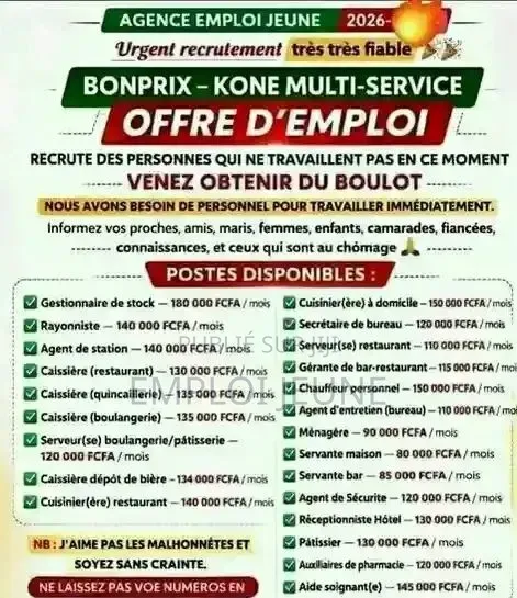 Emploi Jeune