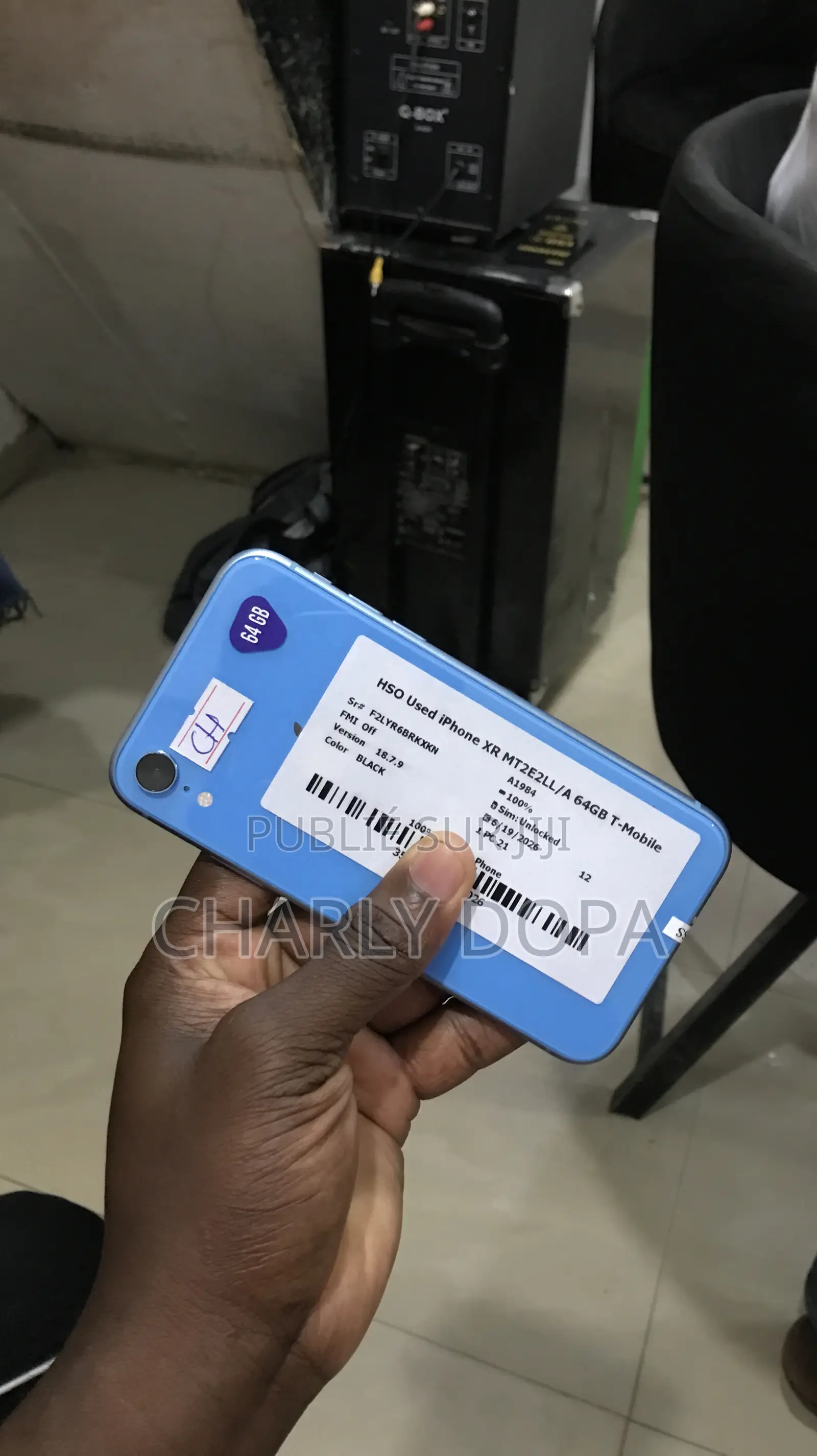 Apple iPhone XR 64 GB Bleu