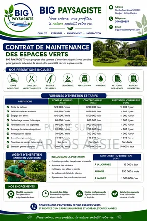 Service d'Espace Vert Et Décoration d'Intérieur