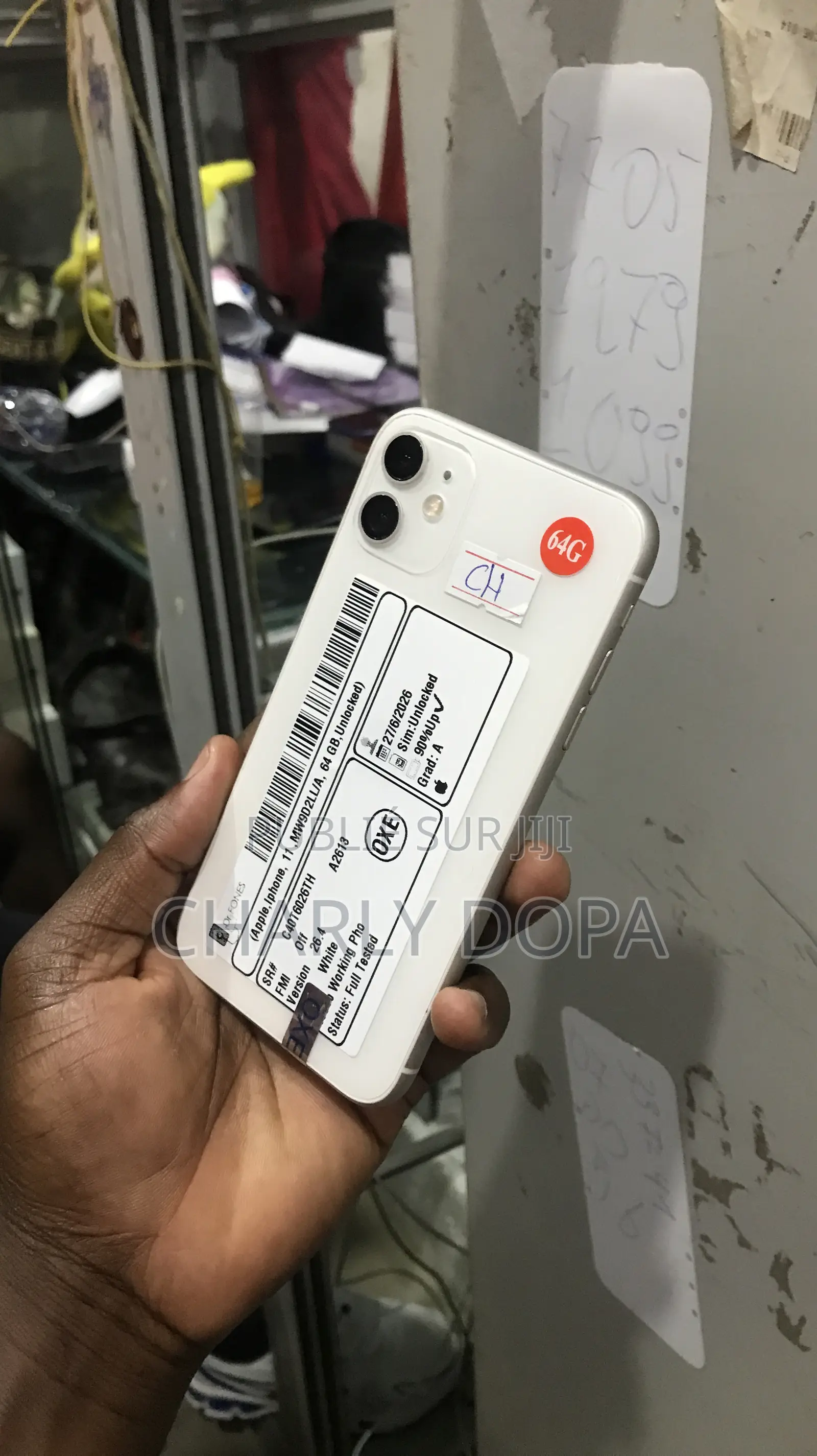 Apple iPhone 11 64 GB Blanc
