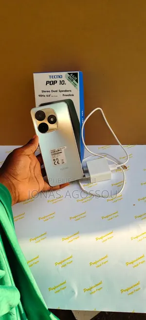 Nouveau Tecno Pop 10C 64 GB Gris