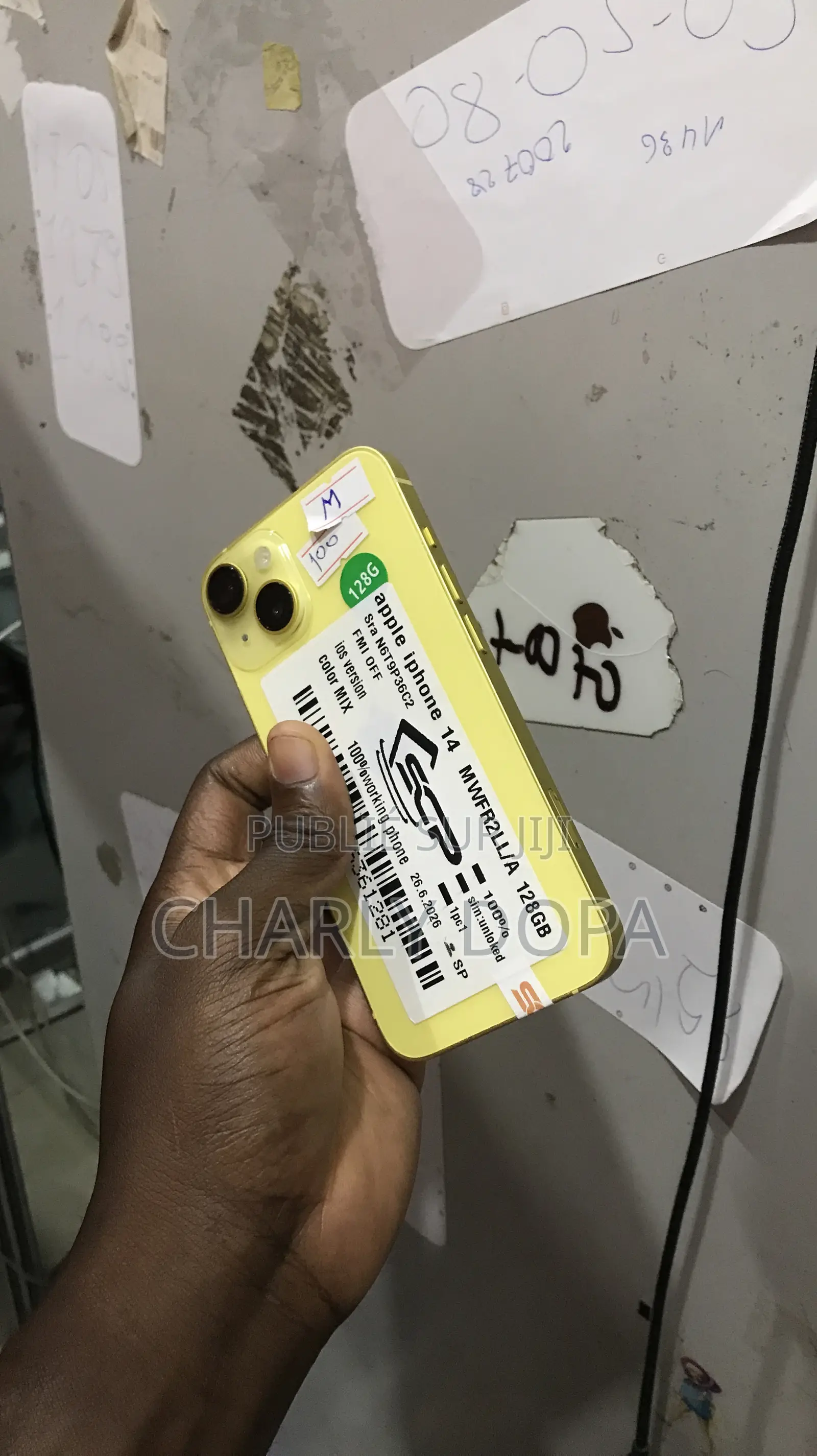 Apple iPhone 14 128 GB Jaune