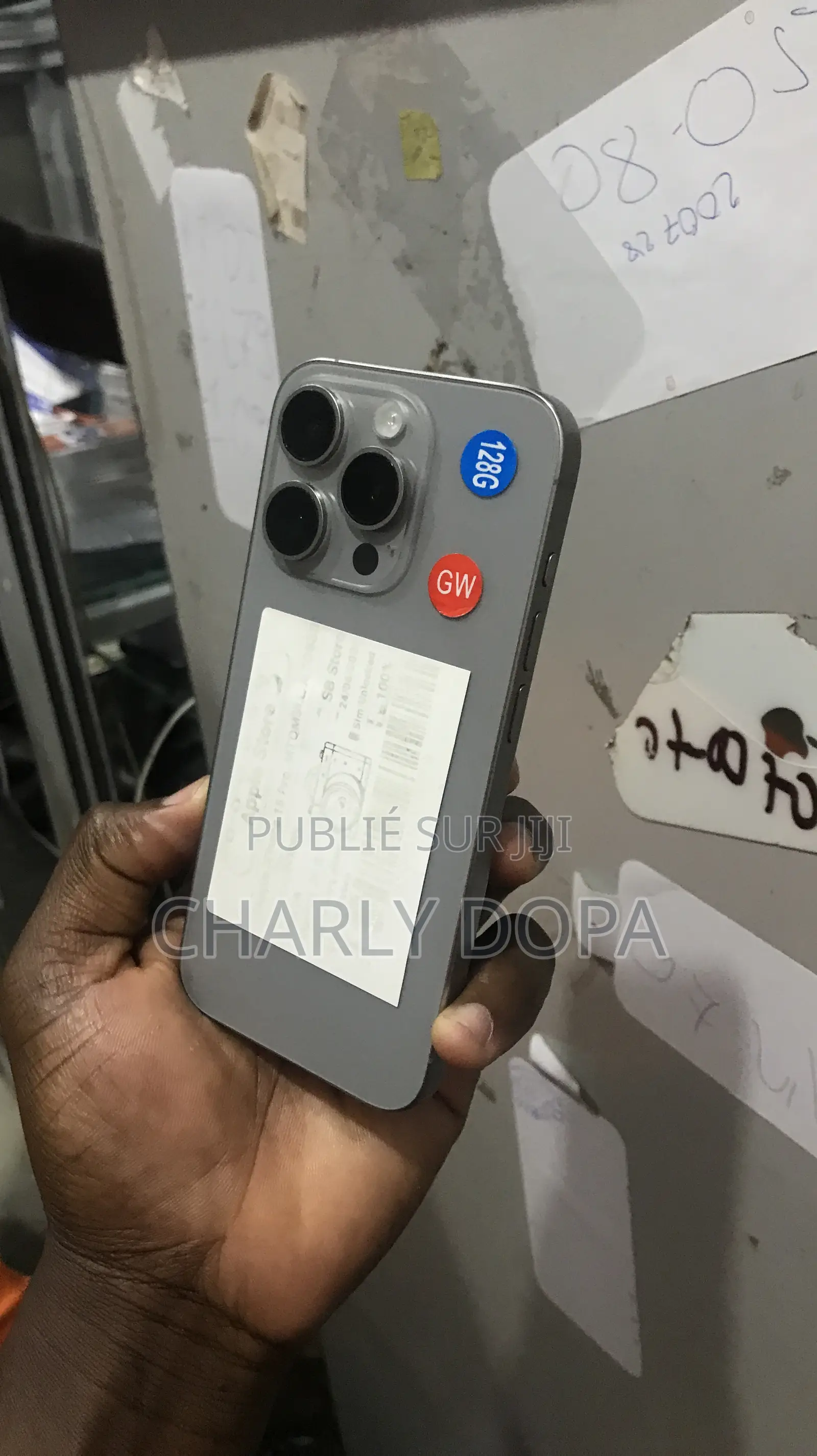 Apple iPhone 15 Pro 128 GB Argenté