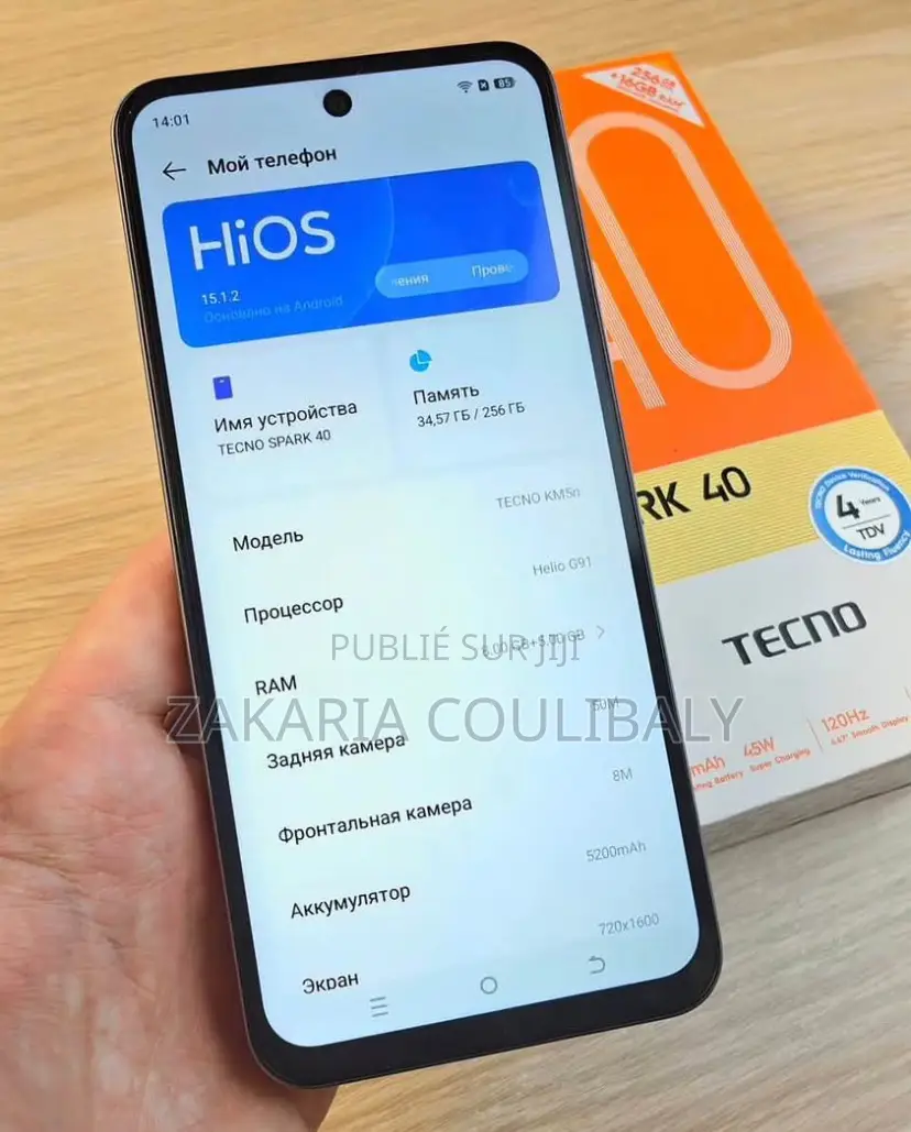 Tecno Spark 40 256 GB Autre