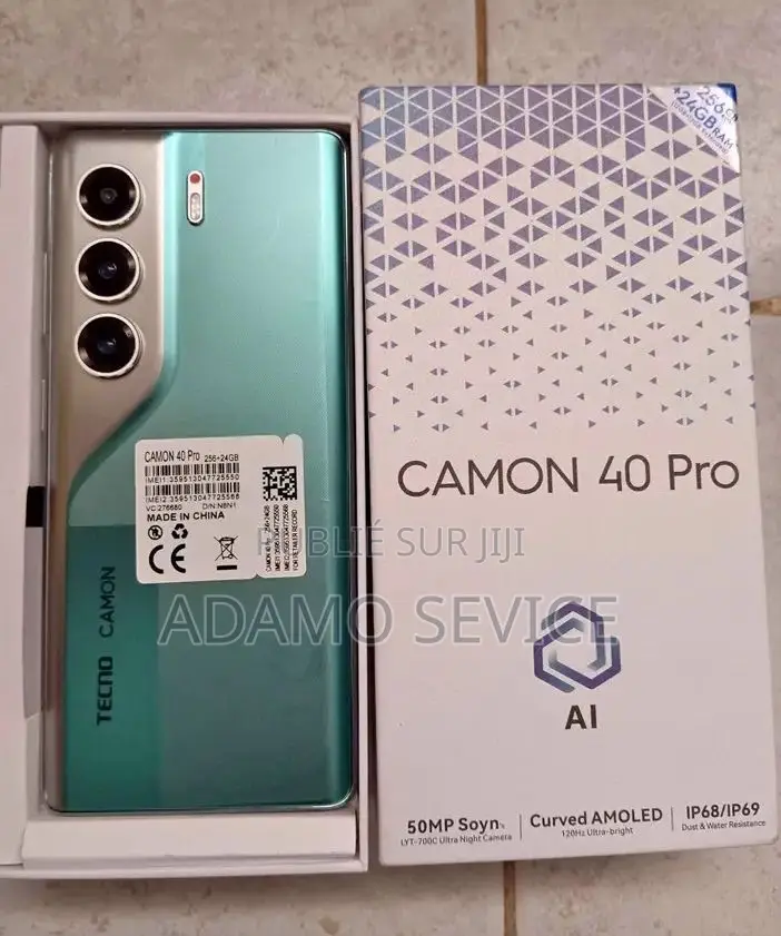 Nouveau Tecno Camon 40 256 GB Autre