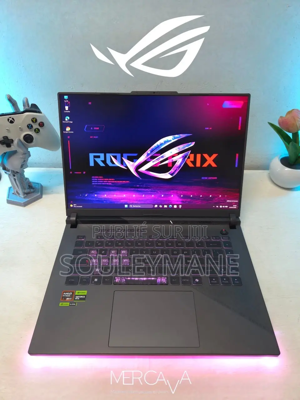 Nouveau Ordinateur portable Asus ROG Strix G16 32GB AMD Ryzen 9 SSD 1T
