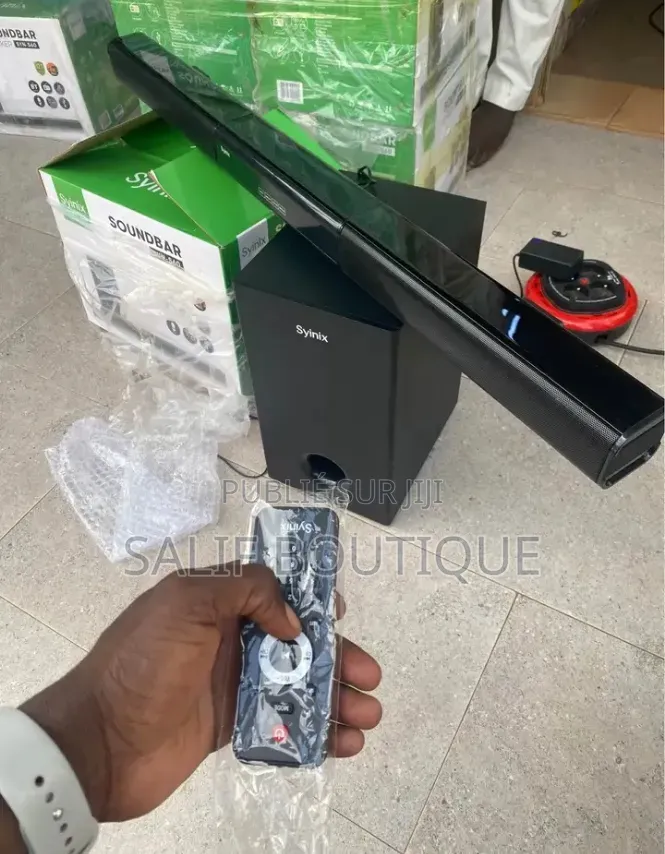 Barre De Son Sylinx Avec Caisson De Basses Sans Fil Bluetooth