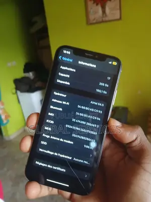 Nouveau Apple iPhone X 256 GB Noir