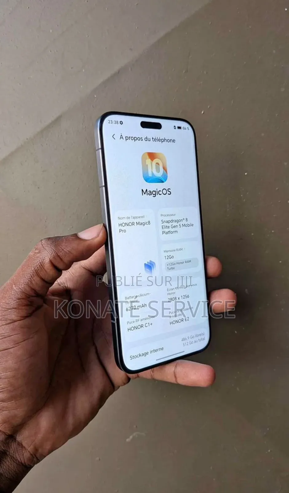 Nouveau Honor Magic8 Pro 512 GB Autre