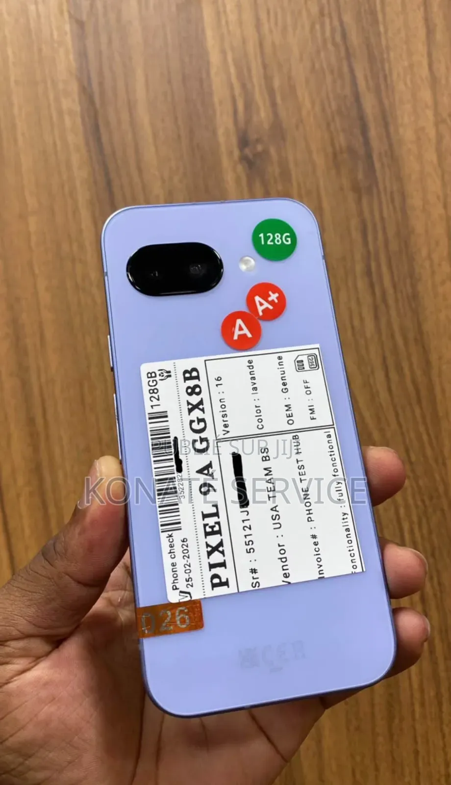 Nouveau Google Pixel 9a 256 GB Autre