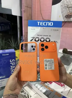 Nouveau Tecno Spark 50 128 GB Orange