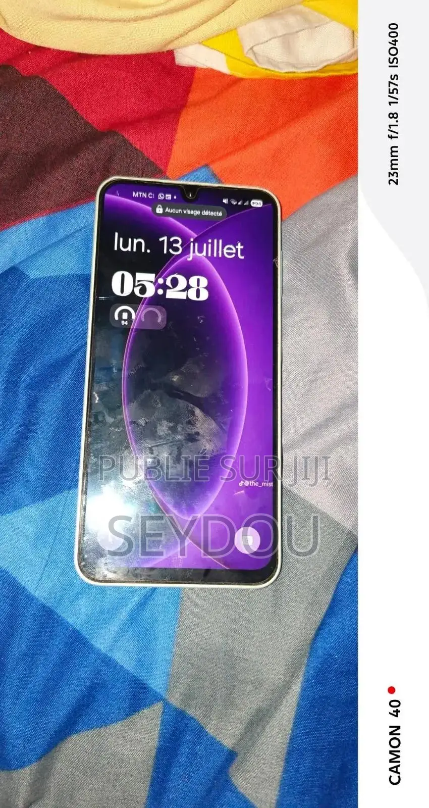 Nouveau Tecno Camon 40 256 GB Vert