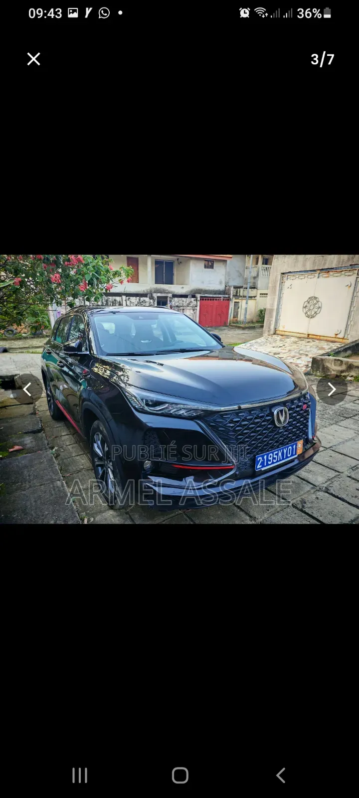 Changan CS75 2022 Noir