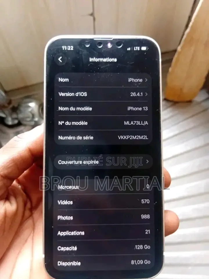 Nouveau Apple iPhone 13 256 GB Blanc