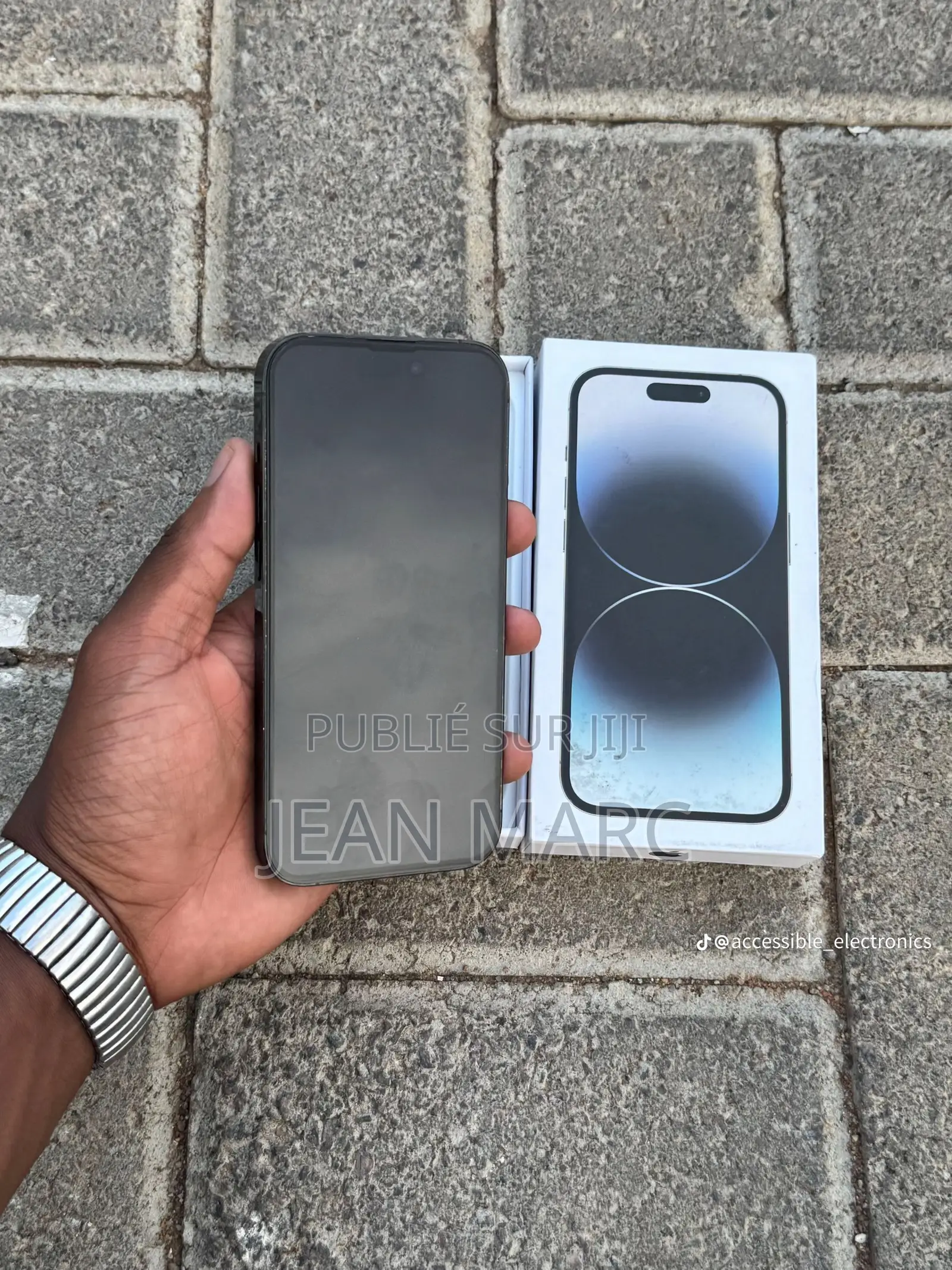 Nouveau Apple iPhone 14 Pro 128 GB Noir