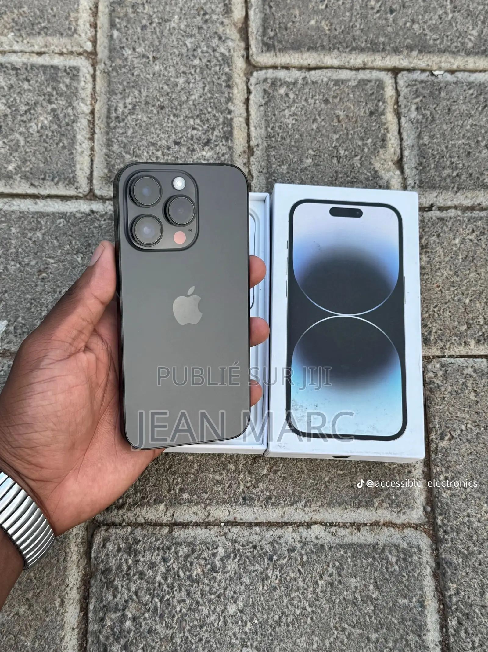 Nouveau Apple iPhone 14 Pro 128 GB Noir