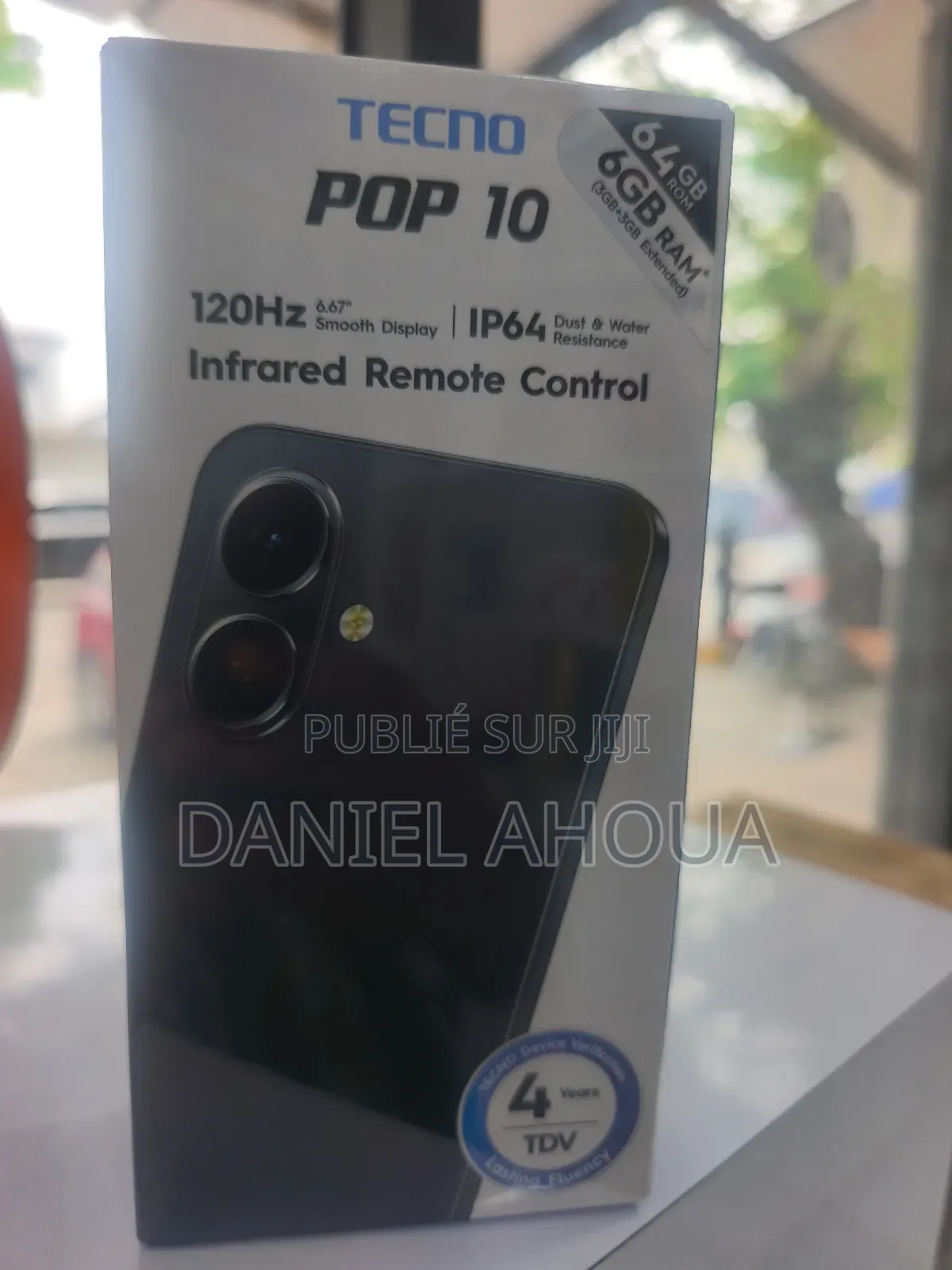 Nouveau Tecno Pop 10 64 GB Noir