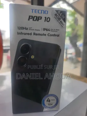Nouveau Tecno Pop 10 64 GB Noir