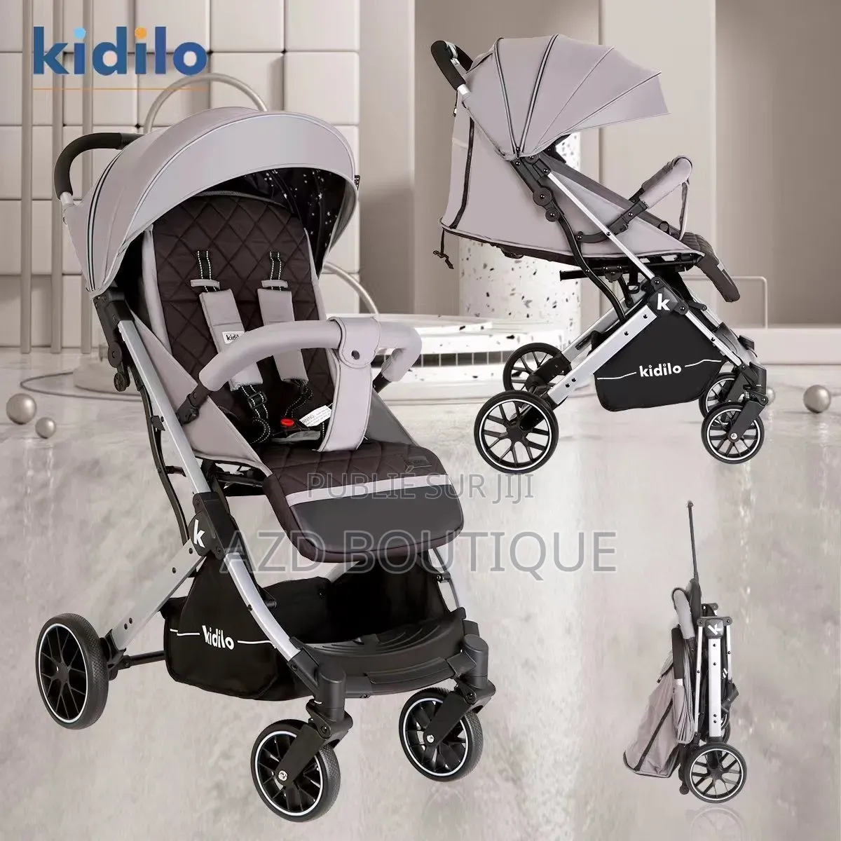 Poussette Valise Premium KIDILO/ 0-6ans