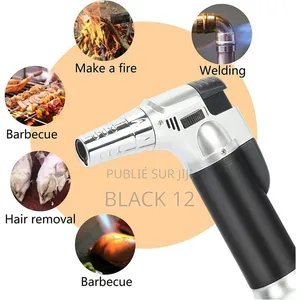 Briquets Chalumeaux À Butane Rechargeables Pour Cigare