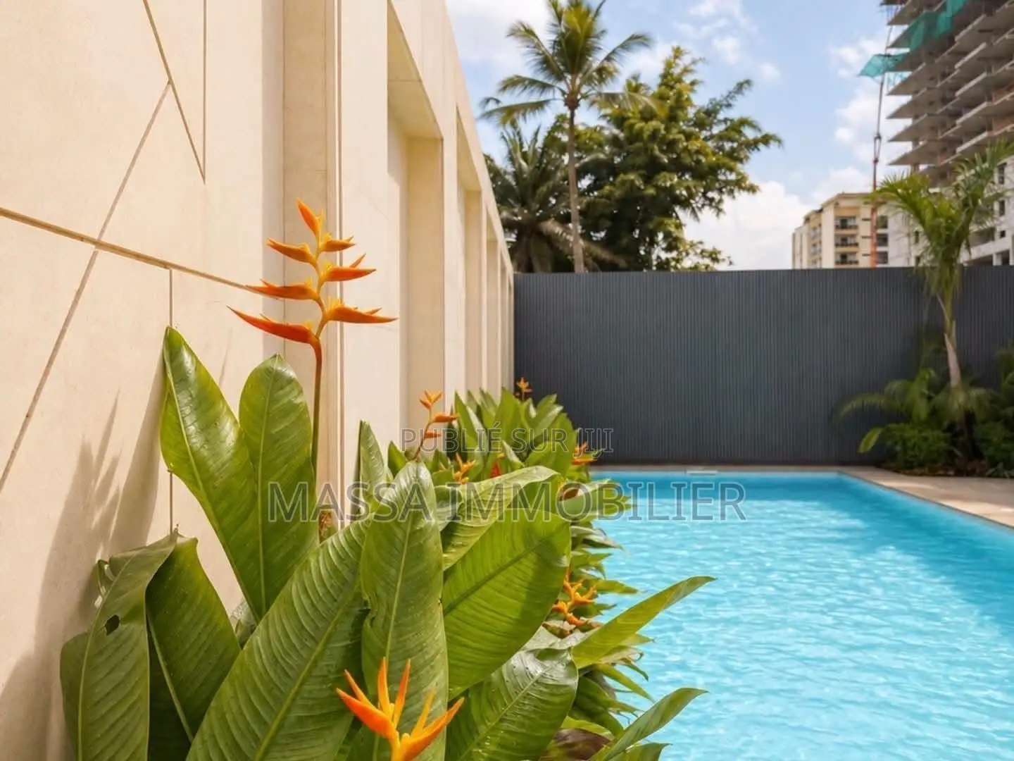 3chbre Appartement dans Massa Immobilier, Marcory à Louer