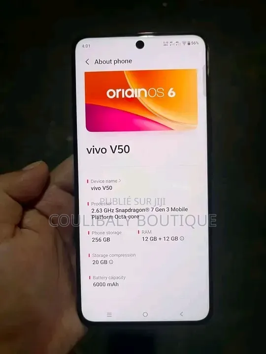Nouveau Vivo V50 Lite 5G 512 GB Autre