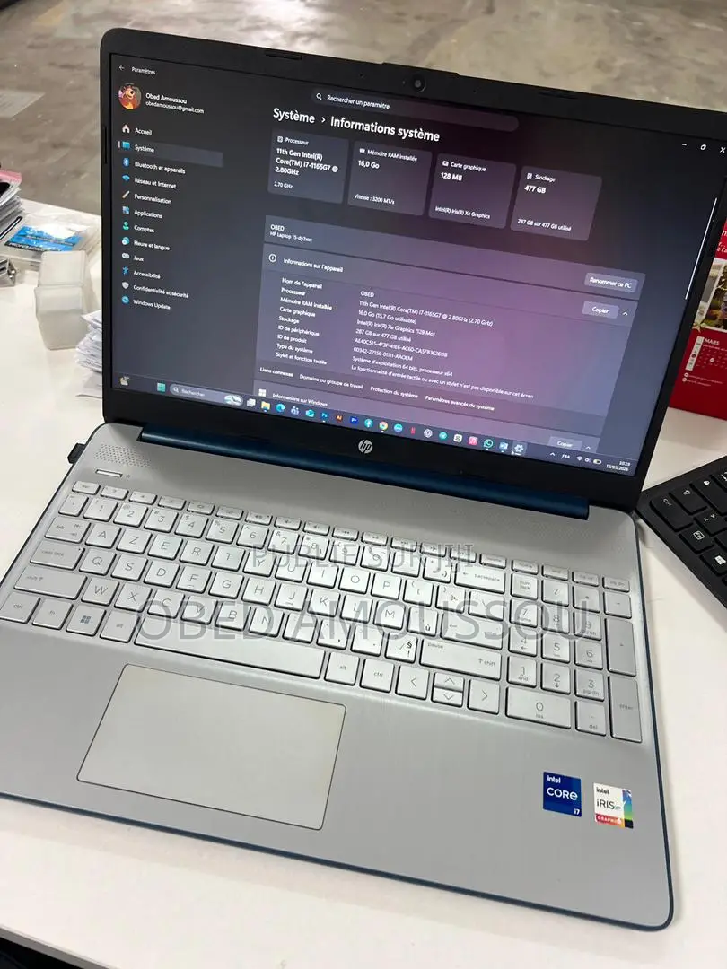 Ordinateur portable HP 15 16GB Intel Core i7 SSD 512GB