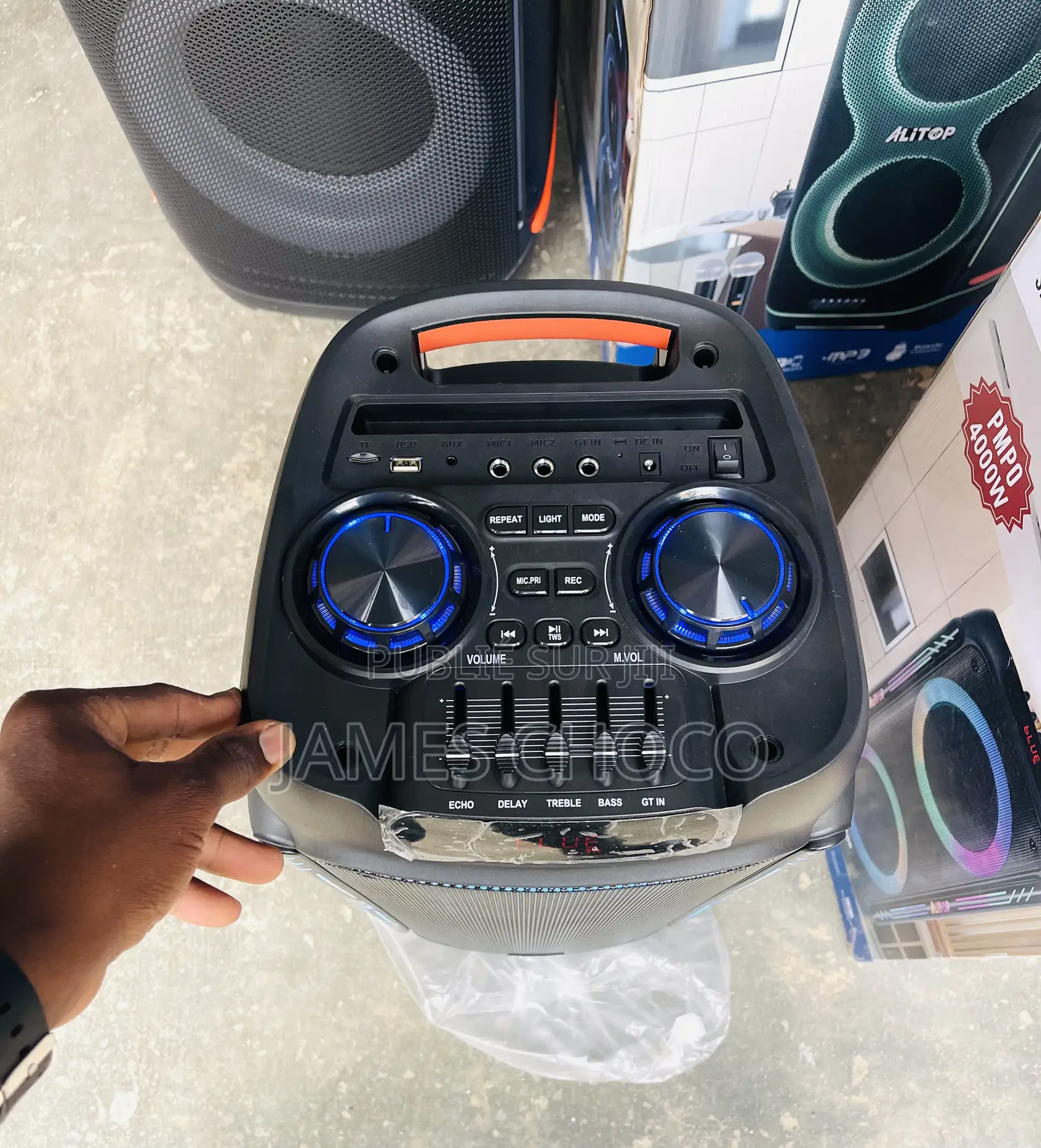 Baffle Karaoke Bluetooth Avec Micro