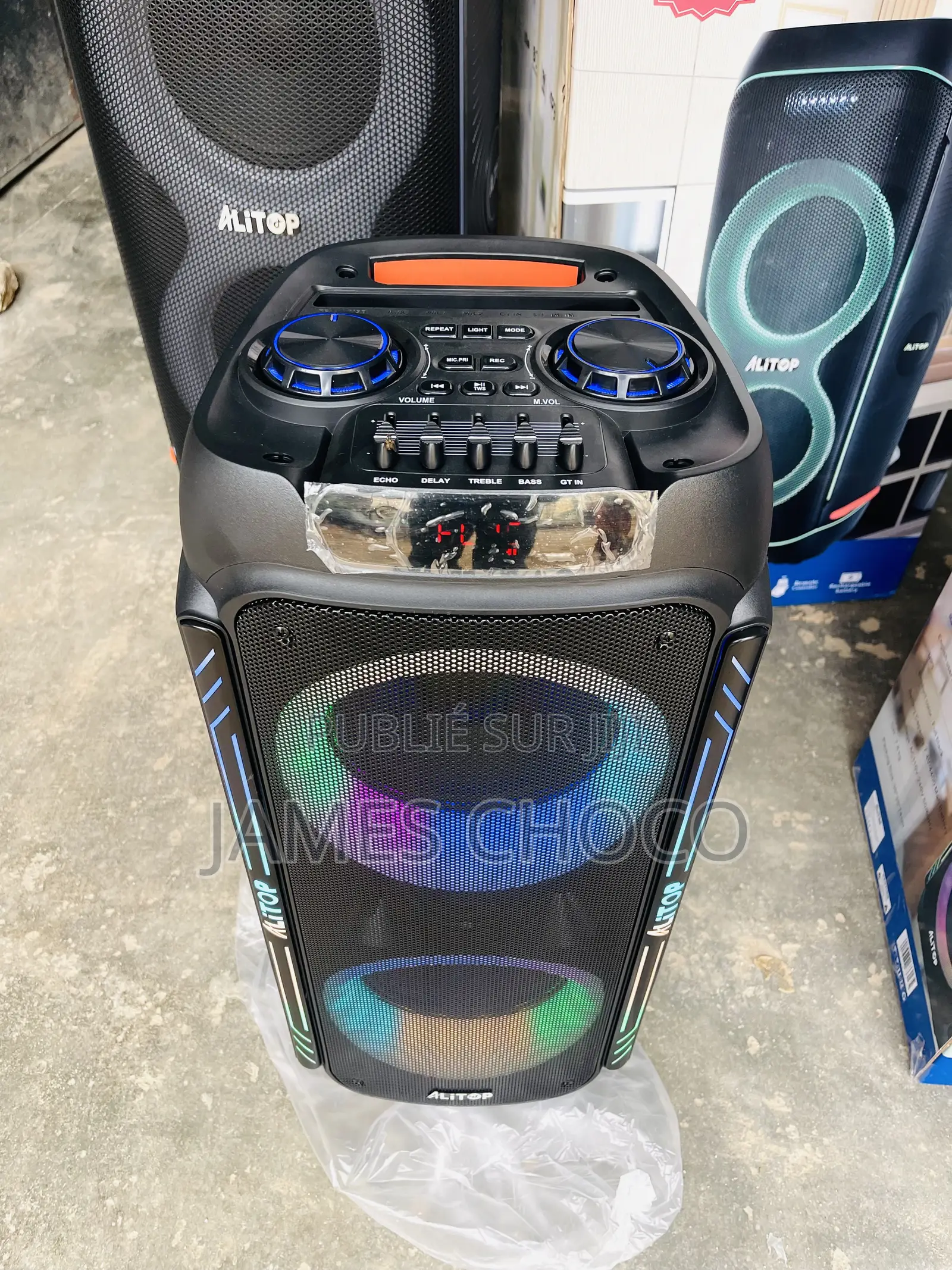 Baffle Karaoke Bluetooth Avec Micro