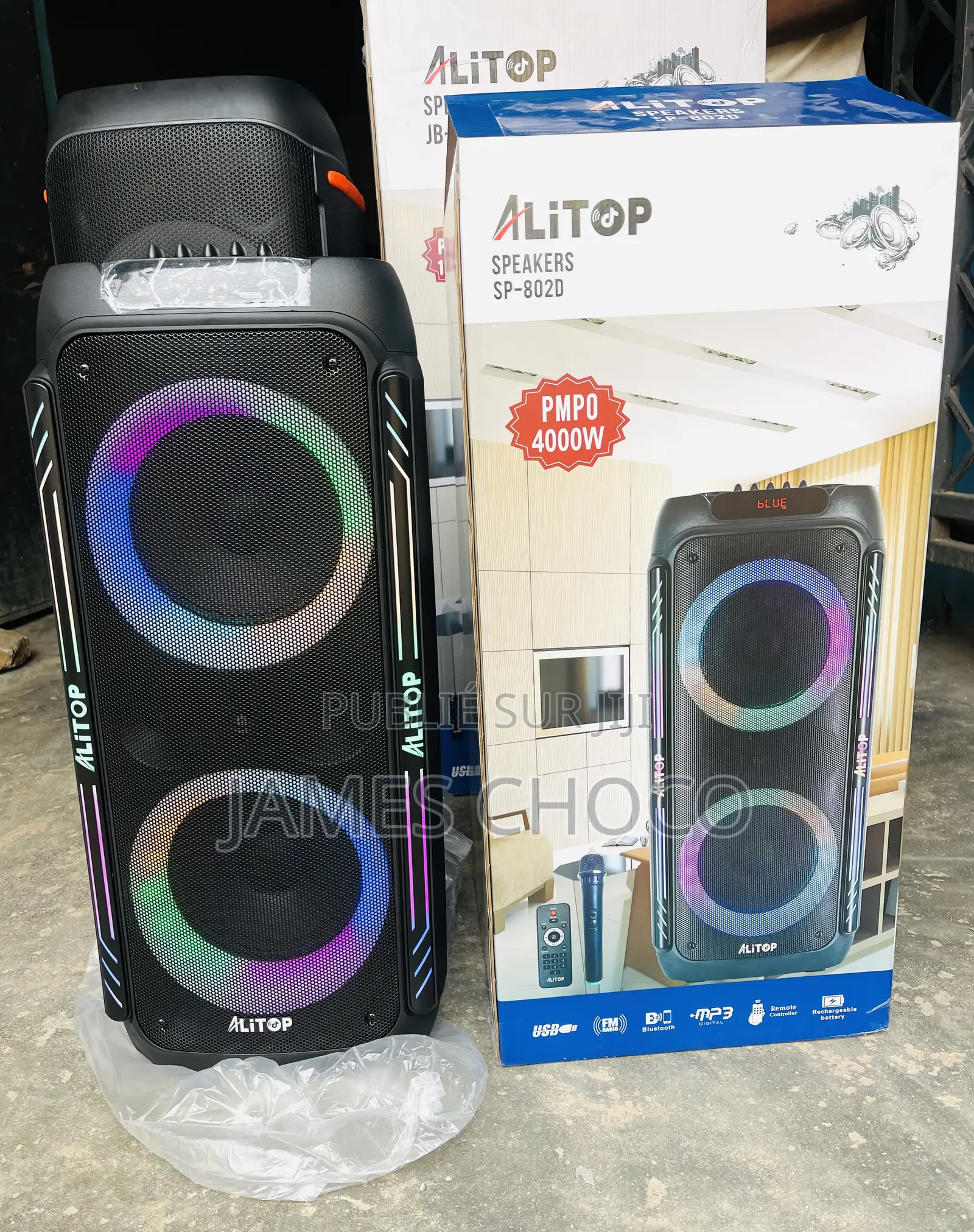 Baffle Karaoke Bluetooth Avec Micro
