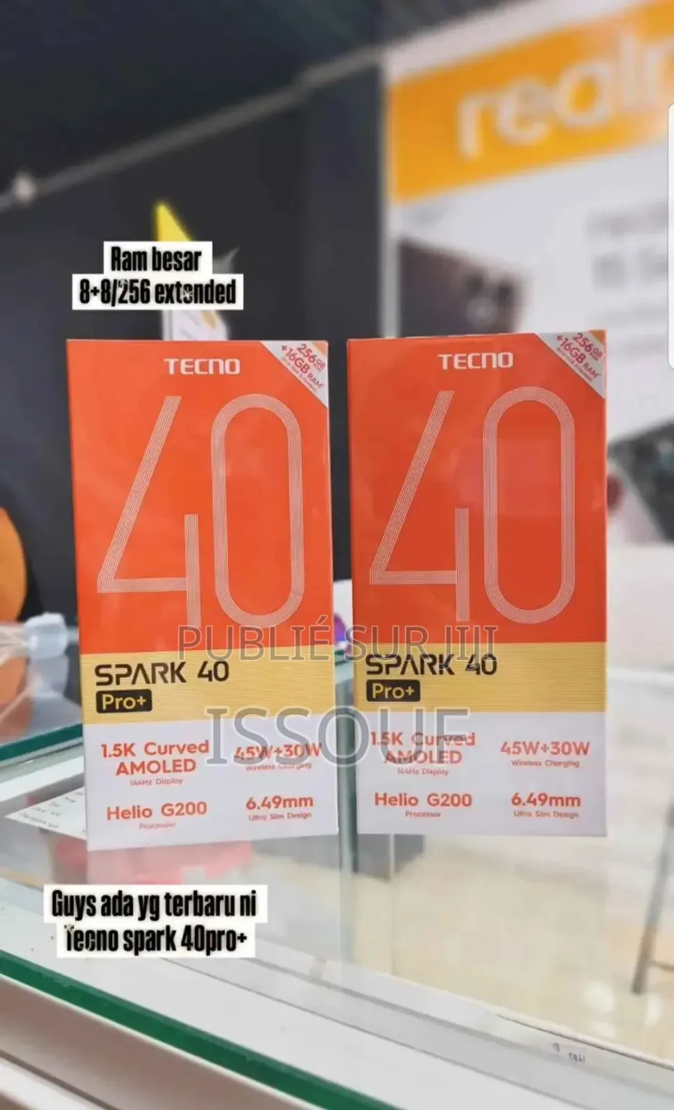 Nouveau Tecno Spark 40 Pro+ 256 GB Autre