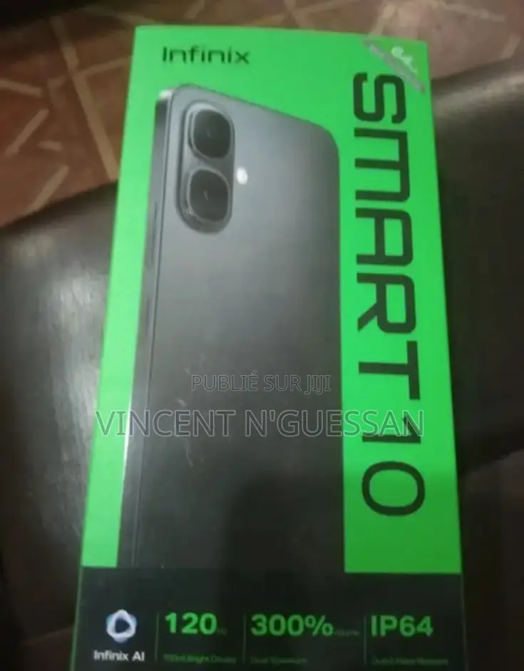 Nouveau Infinix Smart 10 64 GB Noir