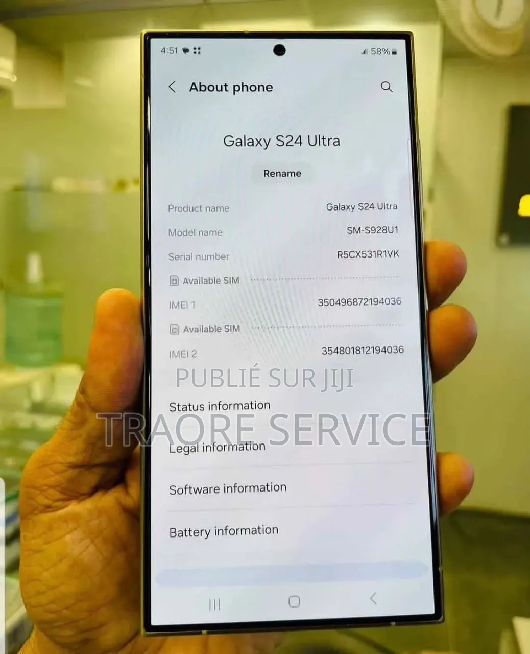 Nouveau Samsung Galaxy S25 Ultra 512 GB Autre