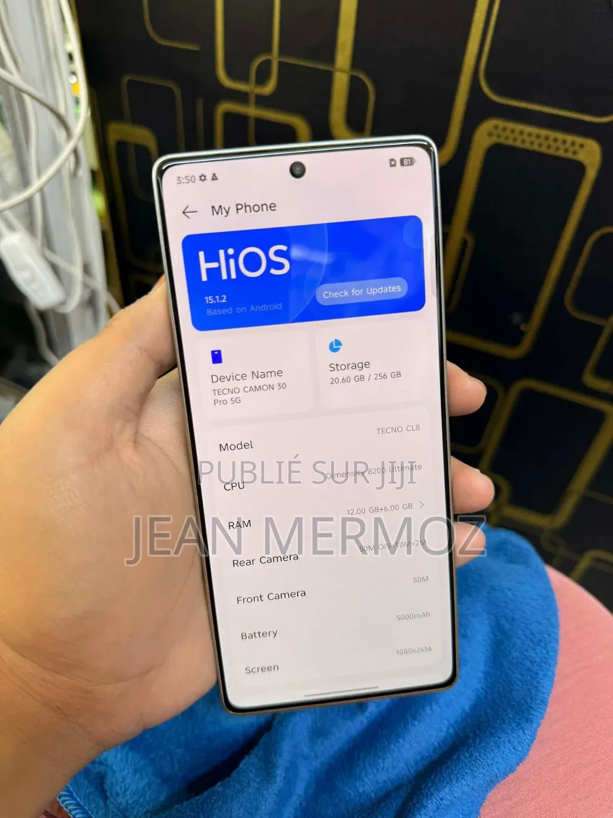 Nouveau Tecno Camon 30 256 GB Blanc