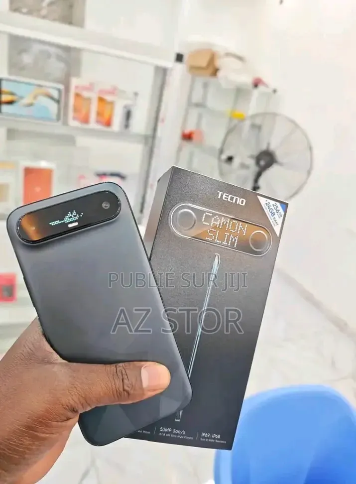 Nouveau Tecno Spark Slim 256 GB Noir